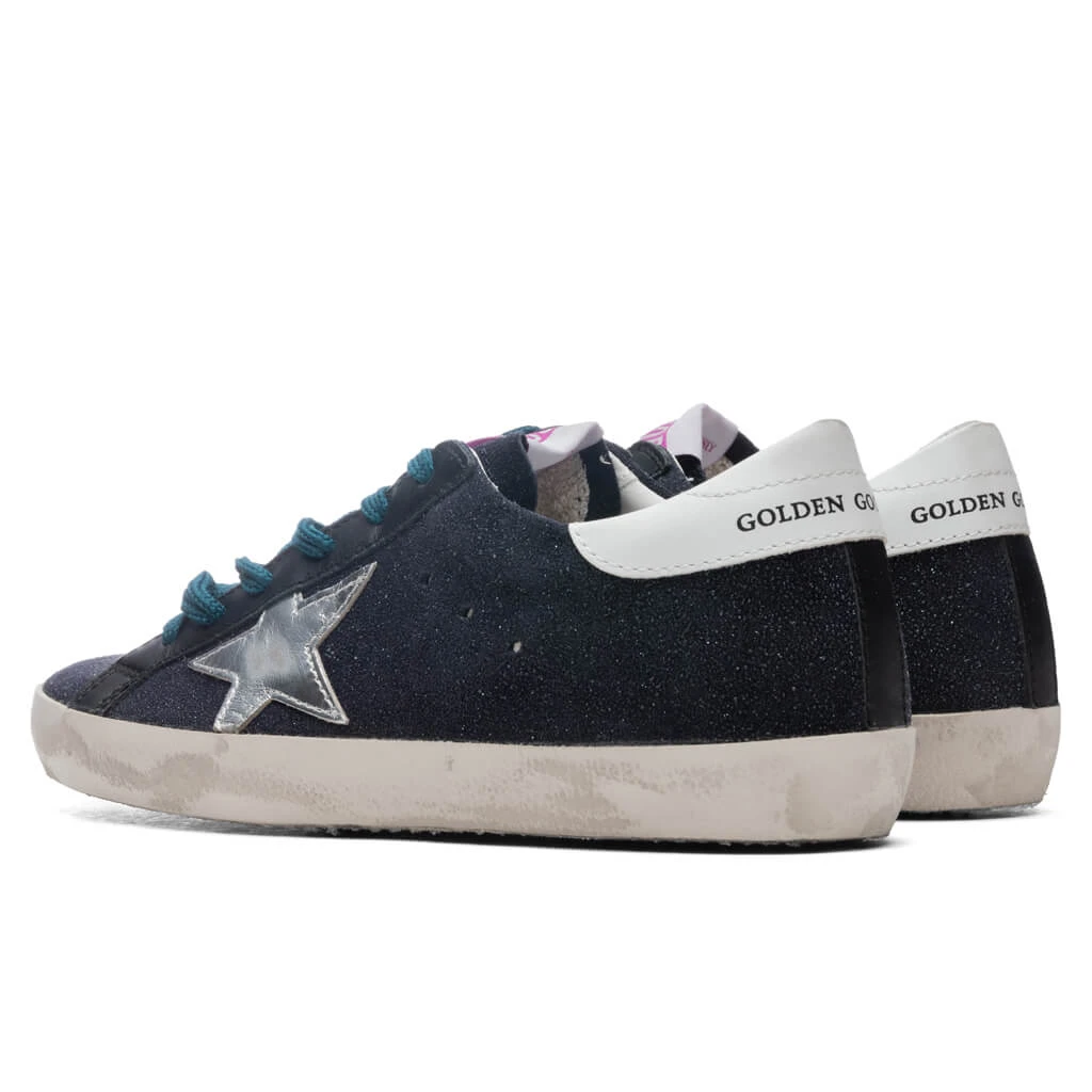 Golden Goose Women's Super-Star Sneakers - Black/Silver/White - Image 3