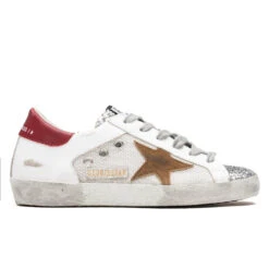 Golden Goose Women's Super-Star Sneakers - Silver/White/Tobacco