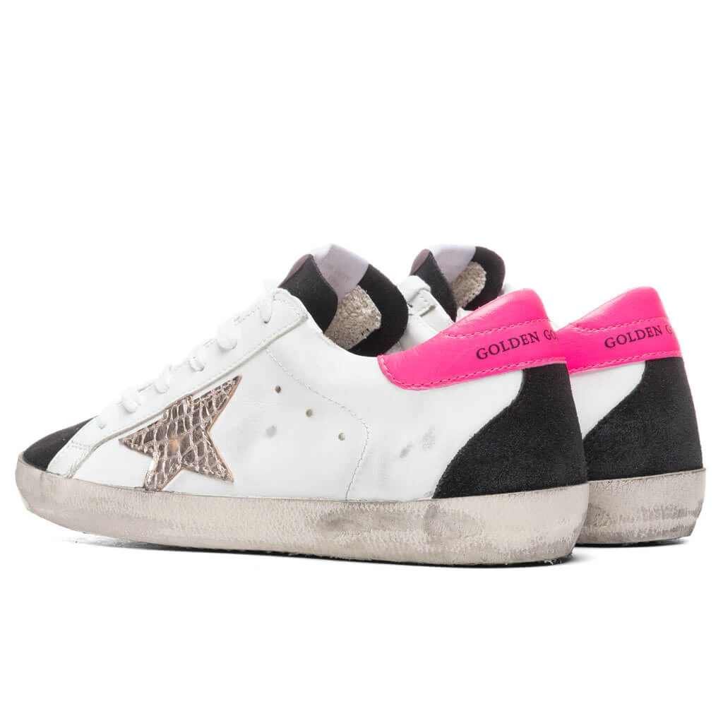 Golden Goose Women's Super-Star Sneakers - White/Black/Gold - Image 3
