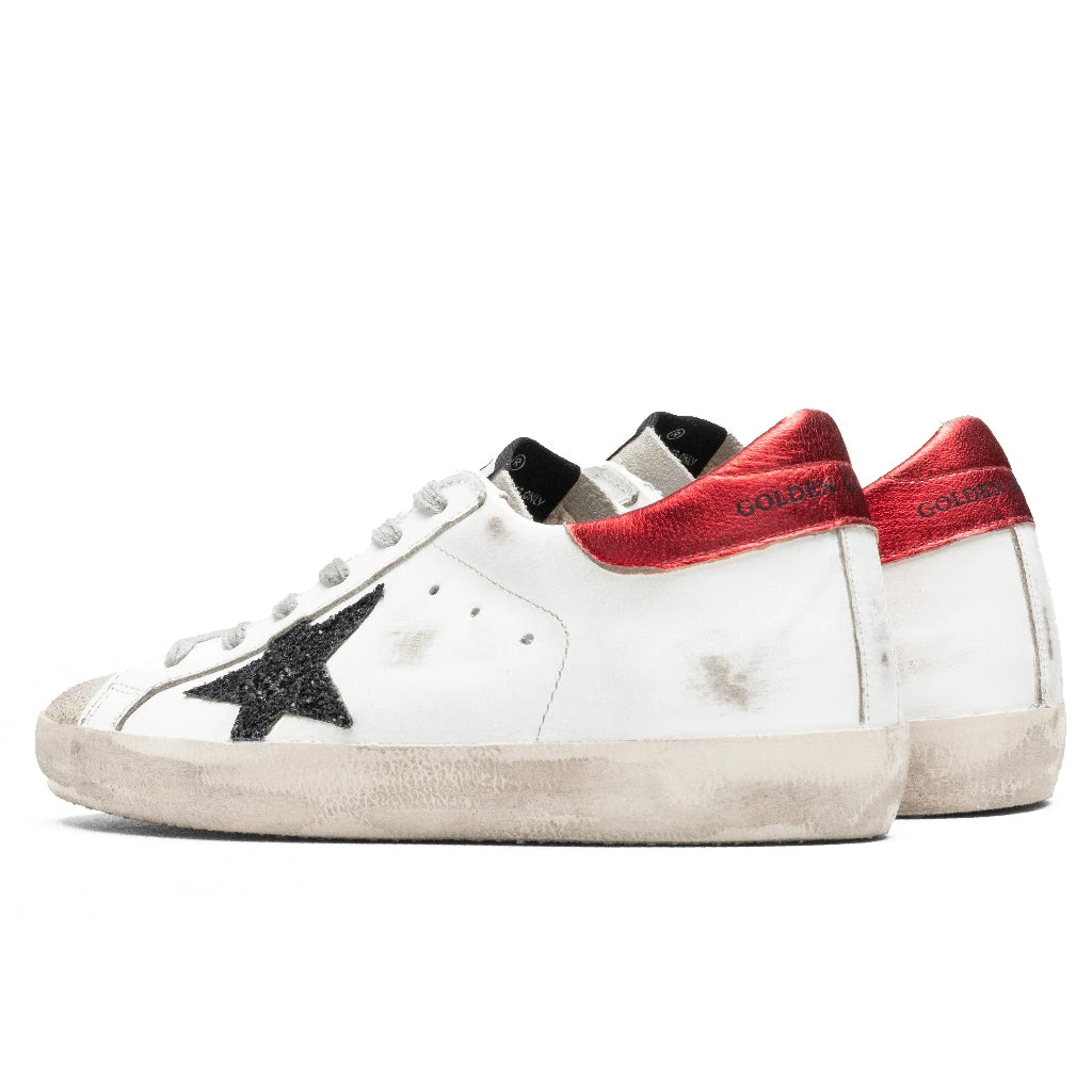 Golden Goose Women's Super-Star Sneakers - White/Ice/Black/Red - Image 2