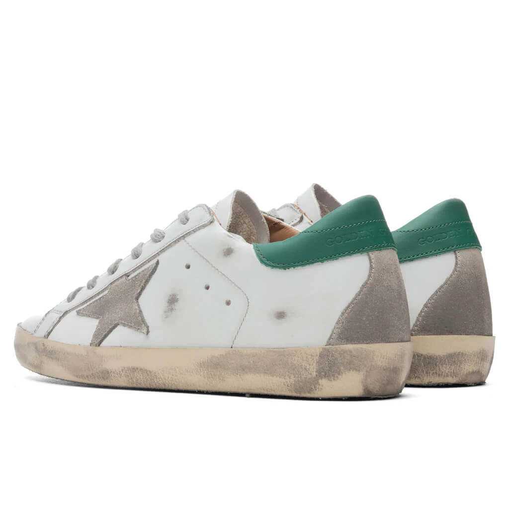 Golden Goose Women's Super-Star Sneakers - White/Ice/Green - Image 3