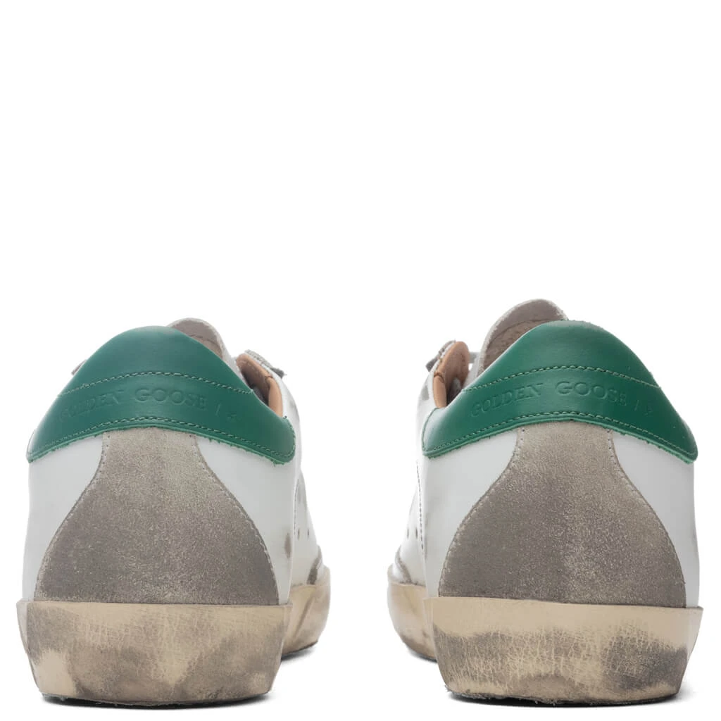Golden Goose Women's Super-Star Sneakers - White/Ice/Green - Image 4