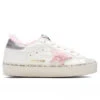 Golden Goose Women's Hi Star Sneakers - White/Ice/Antique Pink