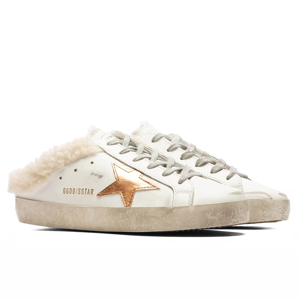 Golden Goose Women's Super Star Sabot - White/Chocolate Brown/Beige - Image 2
