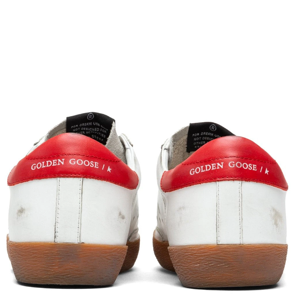 Golden Goose Super-Star Sneakers - White/Ice/Bluette/Red - Image 4