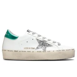 Golden Goose Women's Hi Star - White/Silver/Aquamarine